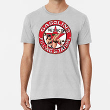 Load image into Gallery viewer, Texaco Retro Sign T Shirt Texaco Retro Sign Gulf Oil Gasoline Motor Vintage Grunge
