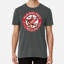 Load image into Gallery viewer, Texaco Retro Sign T Shirt Texaco Retro Sign Gulf Oil Gasoline Motor Vintage Grunge
