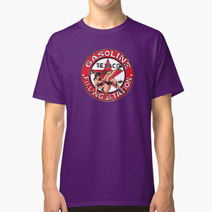 Texaco Retro Sign T Shirt Texaco Retro Sign Gulf Oil Gasoline Motor Vintage Grunge